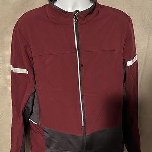 Novara "headwind" Jacket, Color Rouge/Asphalt (maroon/grey) Men's Size XL